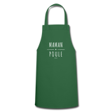 Tablier - Maman Poule - 7 Coloris - Cadeau Original - Cadeau Personnalisable - Cadeaux-Positifs.com -vert foncé-