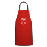 Tablier - Daddy Cool - 7 Coloris - Cadeau Original - Cadeau Personnalisable - Cadeaux-Positifs.com -rouge-