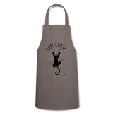 Tablier - Chat Glisse - 6 Coloris - Cadeau Original - Cadeau Personnalisable - Cadeaux-Positifs.com -grey-