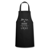 Tablier - Aurore est trop Géniale - 7 Coloris - Cadeau Original - Cadeau Personnalisable - Cadeaux-Positifs.com -black-