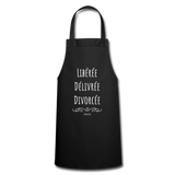 Tablier - Libérée Délivrée Divorcée - 7 Coloris - Cadeau Original - Cadeau Personnalisable - Cadeaux-Positifs.com -bordeaux-