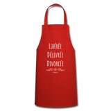 Tablier - Libérée Délivrée Divorcée - 7 Coloris - Cadeau Original - Cadeau Personnalisable - Cadeaux-Positifs.com -bordeaux-