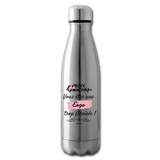 Bouteille isotherme - Merci Ergo - Cadeau Original - Cadeau Personnalisable - Cadeaux-Positifs.com -blanc-