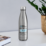 Bouteille isotherme - Merci vous êtes un Kiné trop Génial - Cadeau Durable - Cadeau Personnalisable - Cadeaux-Positifs.com -blanc-