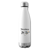 Bouteille isotherme - Nounou au Top - Sans BPA - Cadeau Original - Cadeau Personnalisable - Cadeaux-Positifs.com -blanc-