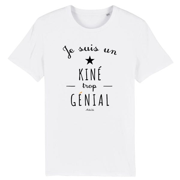 T-Shirt - Un Kiné trop Génial - Coton Bio - Cadeau Original - Cadeau Personnalisable - Cadeaux-Positifs.com -XS-Blanc-