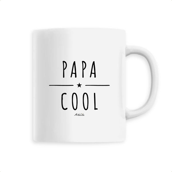 Mug - Papa Cool - 6 Coloris - Cadeau Original - Cadeau Personnalisable - Cadeaux-Positifs.com -Unique-Blanc-