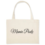 Grand Cabas - Mamie Poule (Cursif) - Cadeau Original - Cadeau Personnalisable - Cadeaux-Positifs.com -Unique-Blanc-
