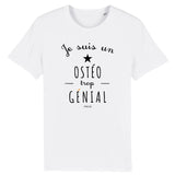 T-Shirt - Un Ostéo trop Génial - Coton Bio - Cadeau Original - Cadeau Personnalisable - Cadeaux-Positifs.com -XS-Gris-