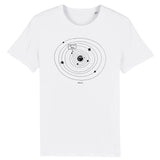 T-Shirt - You are Here - Coton Bio - Unisexe - Cadeau Original - Cadeau Personnalisable - Cadeaux-Positifs.com -XS-Noir-