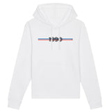Sweat à capuche - Année 1990 - Unisexe - Coton Bio - 5 Coloris - Cadeau Personnalisable - Cadeaux-Positifs.com -XS-Blanc-