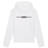 Sweat à capuche - Année 1992 - Unisexe - Coton Bio - 5 Coloris - Cadeau Personnalisable - Cadeaux-Positifs.com -XS-Blanc-