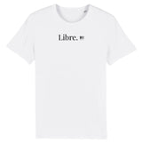 T-Shirt - Libre - Coton Bio - Unisexe - Cadeau Original - Cadeau Personnalisable - Cadeaux-Positifs.com -XS-Noir-