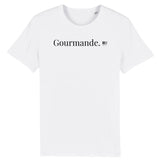 T-Shirt - Gourmande - Coton Bio - 7 Coloris - Cadeau Original - Cadeau Personnalisable - Cadeaux-Positifs.com -XS-Noir-