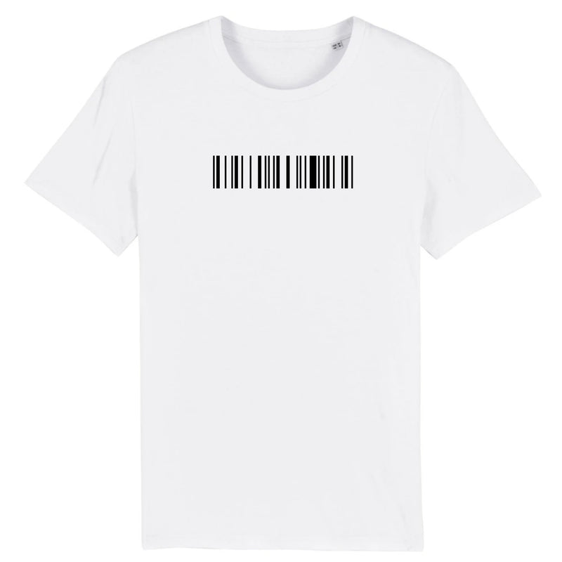 Cadeau anniversaire : T-Shirt Premium Personnalisable - MESSAGE CODÉ - Coton Bio - Unisexe - Cadeau Unique - Cadeau Personnalisable - Cadeaux-Positifs.com -XS-Blanc-