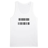 Débardeur Premium Personnalisable - MESSAGE CODÉ - Homme - Coton Bio - Cadeau Unique - Cadeau Personnalisable - Cadeaux-Positifs.com -S-Noir-