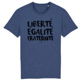 T-Shirt - Liberté Egalité Fraternité - Unisexe - Coton Bio - Cadeau Original - Cadeau Personnalisable - Cadeaux-Positifs.com -XS-Kaki-