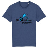 T-Shirt - Not a Morning Person - Coton Bio - 3 Coloris - Cadeau Personnalisable - Cadeaux-Positifs.com -XS-Blanc-