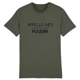 T-Shirt - Appelle-moi Poussin - Coton Bio - Unisexe - Cadeau Original - Cadeau Personnalisable - Cadeaux-Positifs.com -XS-Blanc-