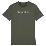 T-Shirt - Respect - Coton Bio - Unisexe - Cadeau Original - Cadeau Personnalisable - Cadeaux-Positifs.com -XS-Noir-