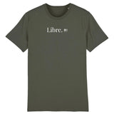T-Shirt - Libre - Coton Bio - Unisexe - Cadeau Original - Cadeau Personnalisable - Cadeaux-Positifs.com -XS-Noir-