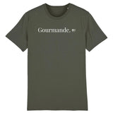T-Shirt - Gourmande - Coton Bio - 7 Coloris - Cadeau Original - Cadeau Personnalisable - Cadeaux-Positifs.com -XS-Noir-
