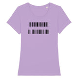 T-Shirt Premium Ajusté Personnalisable - MESSAGE CODÉ - Femme - Coton Bio - Cadeau Unique - Cadeau Personnalisable - Cadeaux-Positifs.com -XS-Rose-