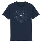T-Shirt - You are Here - Coton Bio - Unisexe - Cadeau Original - Cadeau Personnalisable - Cadeaux-Positifs.com -XS-Marine-