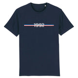 T-Shirt - Année 1992 - Coton Bio - Unisexe - 7 Coloris - Cadeau Personnalisable - Cadeaux-Positifs.com -XS-Marine-