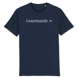 T-Shirt - Gourmande - Coton Bio - 7 Coloris - Cadeau Original - Cadeau Personnalisable - Cadeaux-Positifs.com -XS-Marine-