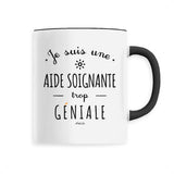 Mug - Une Aide Soignante trop Géniale - 6 Coloris - Cadeau Original - Cadeau Personnalisable - Cadeaux-Positifs.com -Unique-Noir-