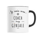 Mug - Une Coach trop Géniale - 6 Coloris - Cadeau Original - Cadeau Personnalisable - Cadeaux-Positifs.com -Unique-Noir-