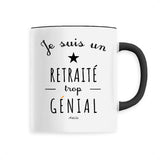 Mug - Un Retraité trop Génial - 6 Coloris - Cadeau Original - Cadeau Personnalisable - Cadeaux-Positifs.com -Unique-Blanc-