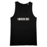 Débardeur Premium Personnalisable - MESSAGE CODÉ - Homme - Coton Bio - Cadeau Unique - Cadeau Personnalisable - Cadeaux-Positifs.com -S-Noir-