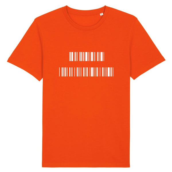 T-Shirt Premium Personnalisable - MESSAGE CODÉ - Coton Bio - Unisexe - Cadeau Unique - Cadeau Personnalisable - Cadeaux-Positifs.com -XS-Orange-