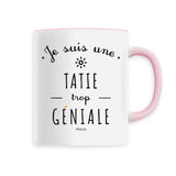 Mug - Une Tatie trop Géniale - 6 Coloris - Cadeau Original - Cadeau Personnalisable - Cadeaux-Positifs.com -Unique-Blanc-