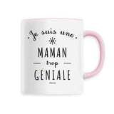 Mug - Une Maman trop Géniale - 6 Coloris - Cadeau Original - Cadeau Personnalisable - Cadeaux-Positifs.com -Unique-Blanc-