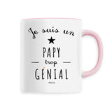 Mug - Un Papy trop Génial - 6 Coloris - Cadeau Original - Cadeau Personnalisable - Cadeaux-Positifs.com -Unique-Blanc-
