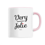 Mug - Very Jolie - 6 Coloris - Cadeau Original - Cadeau Personnalisable - Cadeaux-Positifs.com -Unique-Blanc-