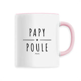 Mug - Papy Poule - 6 Coloris - Cadeau Original - Cadeau Personnalisable - Cadeaux-Positifs.com -Unique-Blanc-