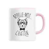 Mug - Appelle-Moi Chaton - 6 Coloris - Cadeau Original - Cadeau Personnalisable - Cadeaux-Positifs.com -Unique-Blanc-