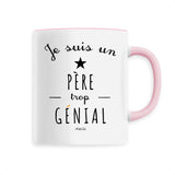 Mug - Un Père trop Génial - 6 Coloris - Cadeau original - Cadeau Personnalisable - Cadeaux-Positifs.com -Unique-Blanc-