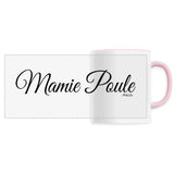 Mug - Mamie Poule (Cursif) - 6 Coloris - Cadeau Original - Cadeau Personnalisable - Cadeaux-Positifs.com -Unique-Blanc-