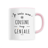 Mug - Une Cousine trop Géniale - 6 Coloris - Cadeau Original - Cadeau Personnalisable - Cadeaux-Positifs.com -Unique-Blanc-