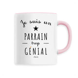 Mug - Un Parrain trop Génial - 6 Coloris - Cadeau Original - Cadeau Personnalisable - Cadeaux-Positifs.com -Unique-Blanc-