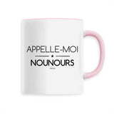 Mug - Appelle-moi Nounours - 6 Coloris - Cadeau Original - Cadeau Personnalisable - Cadeaux-Positifs.com -Unique-Blanc-