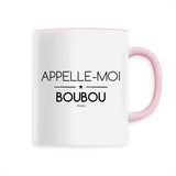 Mug - Appelle-moi Boubou - 6 Coloris - Cadeau Original - Cadeau Personnalisable - Cadeaux-Positifs.com -Unique-Blanc-