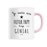 Mug - Un Futur Papy trop Génial - 6 Coloris - Cadeau Original - Cadeau Personnalisable - Cadeaux-Positifs.com -Unique-Blanc-