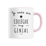Mug - Un Collègue trop Génial - 6 Coloris - Cadeau Original - Cadeau Personnalisable - Cadeaux-Positifs.com -Unique-Blanc-