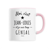 Mug - Jean-Louis est trop Génial - 6 Coloris - Cadeau Original - Cadeau Personnalisable - Cadeaux-Positifs.com -Unique-Blanc-